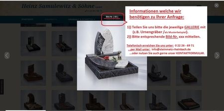 Grabmale - Doppelgräber