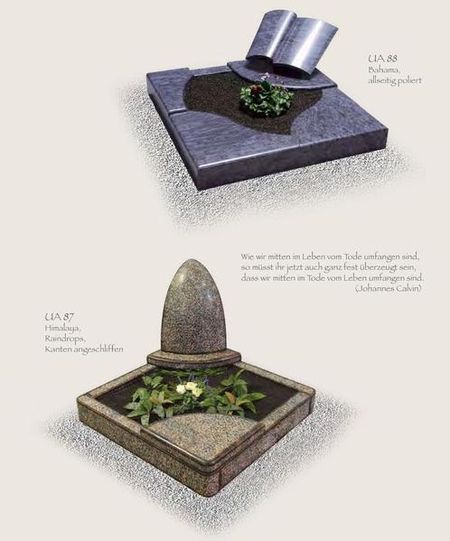 Grabmale - Urnengräber