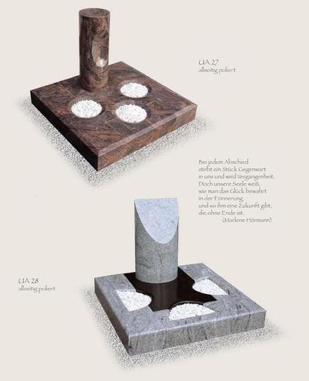 Grabmale - Urnengräber