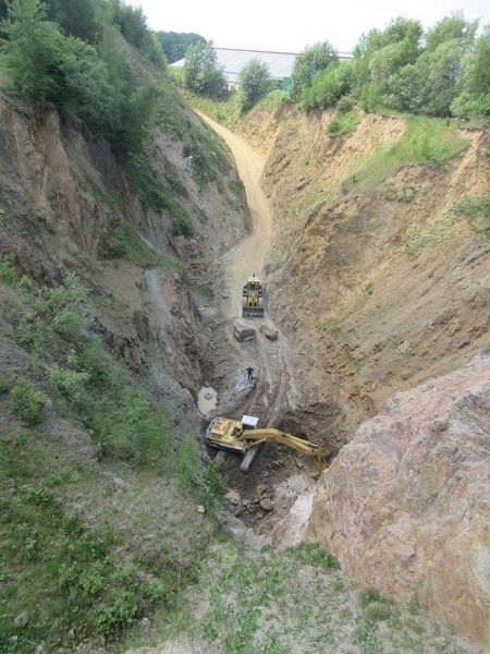 Rosenquarz - Steinbruch im Odenwald