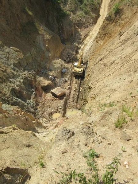 Rosenquarz - Steinbruch im Odenwald