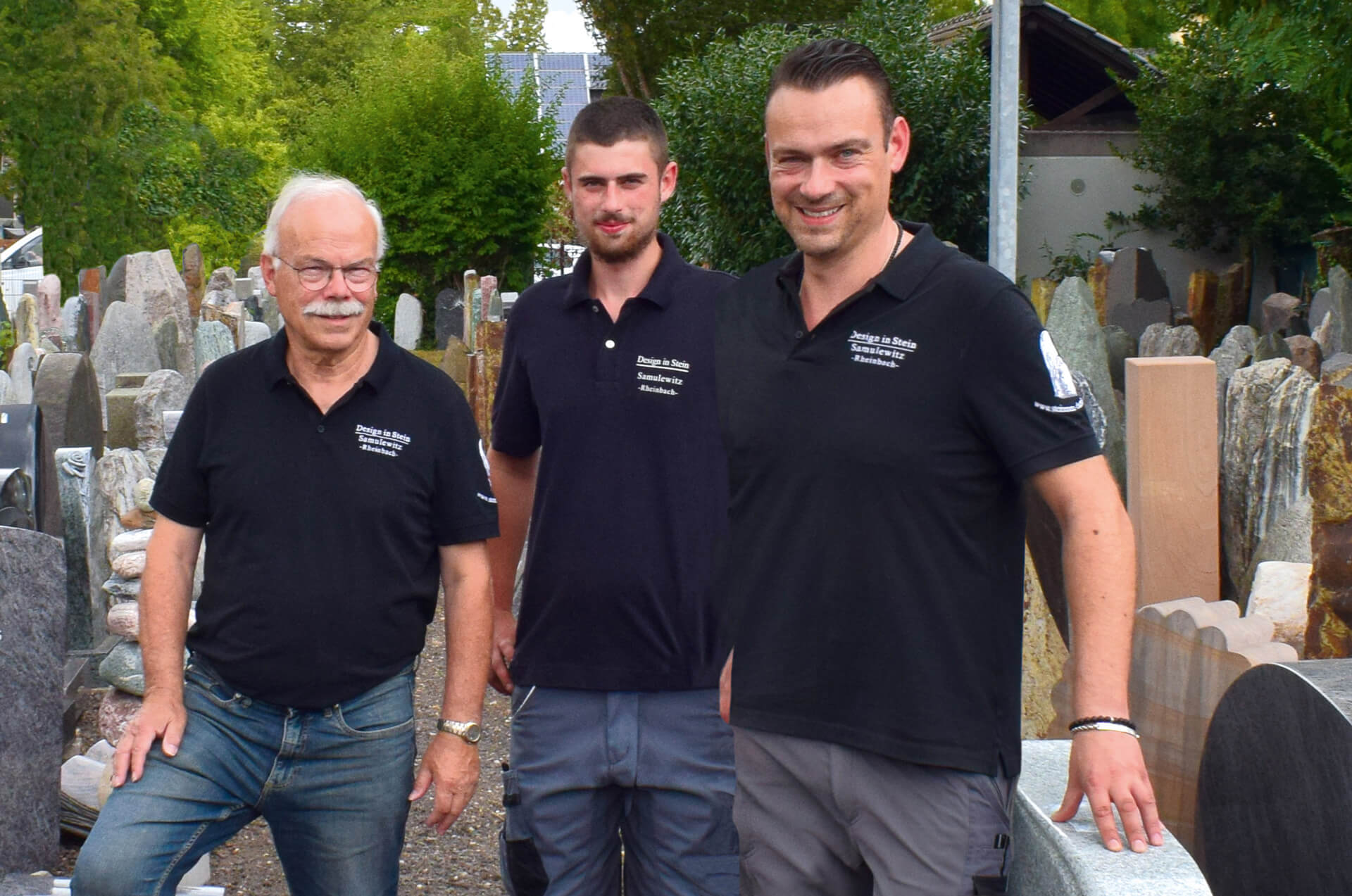 von links: Hans-Josef, Marvin, Andreas Samulewitz