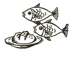 Fische und Brot